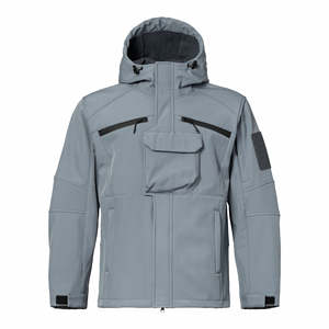 Veste parka unisexe imperméable coupe-vent respirante en polyester pour la randonnée et les voyages en plein air - Product Image 6
