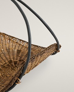 Panier multifonction moderne et écologique en rotin floral Artex Green Earth - Product Image 4