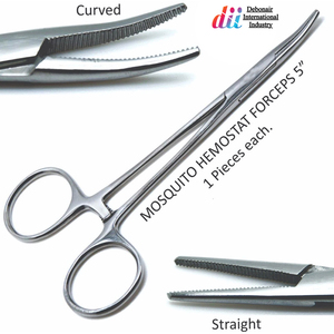 Kit d'instruments chirurgicaux de base réutilisables en acier de 35 pièces pour usage vétérinaire, comprenant des pinces et des porte-aiguilles - Product Image 5