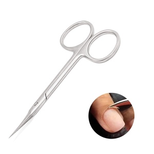 Ciseaux à cuticules pour manucure Surface de coupe incurvée Ciseaux de manucure russes tranchants - Product Image 1