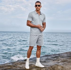 2025 HOT <b>Men's</b> Clothing <b>Summer</b> <b>Men</b> Outfit Two Piece Black Shorts <b>Shirt</b> Street Casual 2 Piece Pants <b>Shirt</b> <b>Men's</b> Sets - Product Image 4