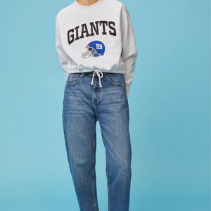 Sudaderas de cuello redondo con estampado de bordado personalizado para mujer, sudaderas de punto de manga larga, talla XS de invierno, logotipo frontal, corte corto - Product Image 5