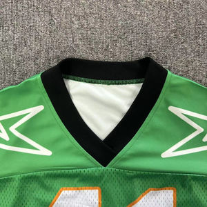 Maillot de football américain Customize Top Quality Quick Dry V Neck Mesh Polyester Sublimation Printing Jersey for Men - Product Image 3