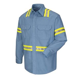 Veste de sécurité respirante et confortable à séchage rapide pour hommes, couleur unie, matériau souple, haute visibilité avec logo personnalisé pour l'hiver - Product Image 4