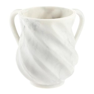 <strong>Twin</strong> Handle Hand <strong>Wash</strong> Cup Made of Poly Resin for Daily Washing Use on Bathroom Vanity or Sink Shelf - Product Image 1