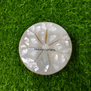 Affordable Price New Classic Design Mother Of Pearl <b>Coaster</b> Premium Stylish Quality Wedding <b>Table</b> Decorative Wooden <b>Coaster</b> - Product Image 1