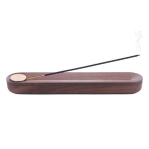 Porte-encens en bois d'acacia pour la maison, porte-encens durable, design créatif, décoration de la maison et de l'hôtel - Product Image 2