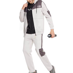 Chándal de lana con contraste de colores de diseño personalizado al por mayor chándal de lana de calidad superior a la venta - Product Image 4