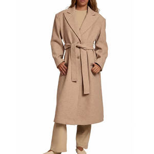 Manteaux pour femmes Nouveau style Automne Hiver Personnalisé Épais Chaud Double boutonnage Casual Long Manteau en laine pour femmes - Product Image 1