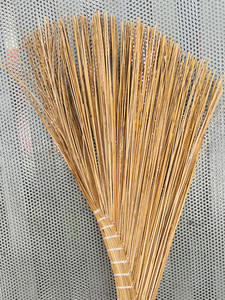 Balai en bâton de noix de coco naturel, fibres de noix de coco rigides, écologique, léger, pour le nettoyage des surfaces rugueuses en extérieur, jardin, patio - Product Image 4