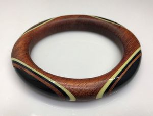 Bracelet en bois et en résine de conception moderne Bracelet en bois de forme multiple pour des femmes et des filles pour des produits de Offre Spéciale - Product Image 6