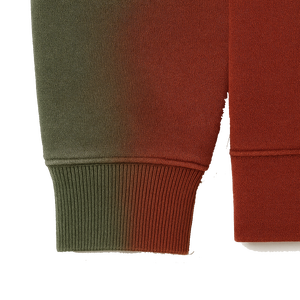 ชุดวอร์มสีเขียวจางสีแดงซีดจางของดวงอาทิตย์ชุดวิ่งมีฮู้ดแบบไล่ระดับสีน้ำหนักเบาชุดวอร์มสำหรับผู้ชาย - Product Image 5