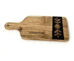 Planches de service en bois et en résine écologiques pour le petit-déjeuner Outils de cuisine Planches à découper en bois de style unique Planche à fromage la plus vendue - Product Image 5