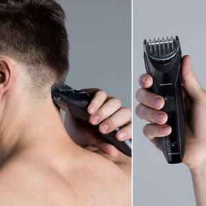 Recortadora de Cabello Negra Lavable, 19 Longitudes de Corte Ajustables (1-10 mm), Cuchilla de Acero Inoxidable, Fuente de Alimentación Eléctrica, IPX7, Francés, Estadounidense - Product Image 5