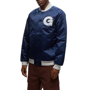 แจ็คเก็ตเบสบอลลำลองแบบมีซิป ผ้าโพลีเอสเตอร์ กันลม แฟชั่นสำหรับทุกเพศ สั่งทำขายส่งได้ - Product Image 4