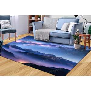 Above The Clouds <b>Rug</b>, Landscape <b>Rug</b>, Printed <b>Rug</b> for Home Decor,<b>Chenille</b> <b>Rug</b> - Product Image 1