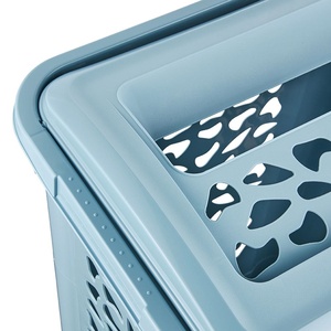 Cesto per il bucato 45 x 34 x 60, blu nordico - Product Image 5