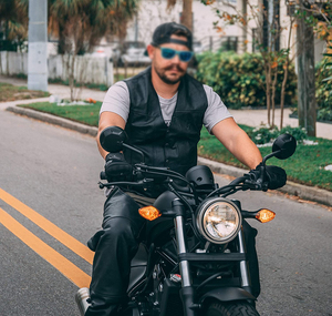 Pantalones de Cuero para Hombre con Ajuste Cómodo y Sensación Suave, Pantalones de Cuero para Hombre con Estilo Relajado - Product Image 2