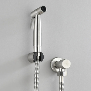 Kit de rociador de pañales de tela de mano con control de presión ajustable, juego de rociador de bidé <span class=keywords><strong>para</strong></span> Baño - Product Image 2
