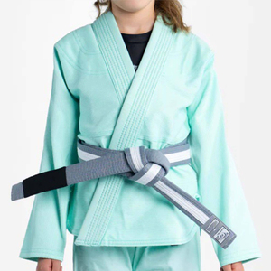 Conjunto de Uniforme de Lucha Libre Verde Menta para Adultos, Kimono de Entrenamiento Ligero de Mezcla de Algodón Elástico para Unisex - Product Image 5