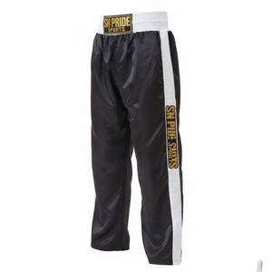 กางเกงจ็อกเกอร์ผ้าซาตินสั่งทำขายดีที่สุด กางเกงมวยไทยมืออาชีพ ใส่สบาย ระบายอากาศ แห้งเร็ว ซักง่าย กางเกงผู้ชาย - Product Image 1