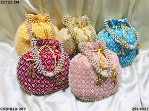 Cadeau de soirée Potli Batua Bag Sacs de soirée élégants et élégants - Product Image 2