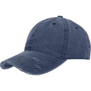Casquette de baseball imperméable à bord court sportif unisexe Vintage couleur unie réglable rue Hip Hop papa chapeau - Product Image 3