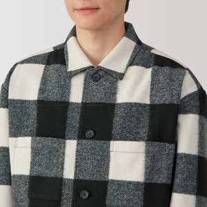 Custom High Quality Men's Plus Size Polar Jacket Casual Outerwear with Thicken Button Custom Logo <b>Flannel</b> Shirts Plaid Design - Product Image 4