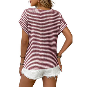 Camiseta informal de algodón 100% para mujer de talla grande patrón de dibujos animados lindo comodidad diaria básica con envío gratis transpirable - Product Image 4