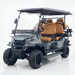 Carrito de Golf Eléctrico de 6 Plazas, Batería de Litio de 210 Ah, Motor de 5 kW, Autonomía de 70 Millas, Carrito Utilitario LSV con Pantalla LCD, Bluetooth y CarPlay - Product Image 3