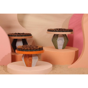 Bol en métal de qualité supérieure à revêtement orange puissant mariages vaisselle décorative moderne écologique pour le service de bonbons au chocolat - Product Image 3