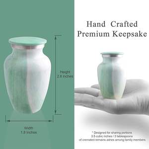 Urnas de cremación/funerarias de alta calidad a bajo precio para la colección de cenizas humanas para adultos | Patrón personalizado disponible - Product Image 2