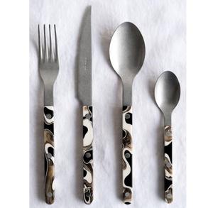 Handcrafted Stainless Steel Luxury Cutlery Set Stainless Steel Flatware Dining Collection Modern Stainless Steel Flatware - Product Image 2