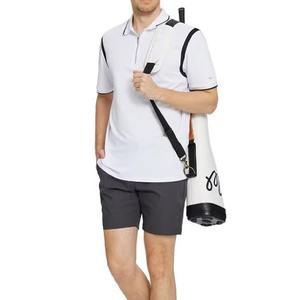 SIBRIN Factory Made Premium Quality Zipper Polo T-Shirt Logotipo personalizado Unisex Manga corta Golf Athletic Casual Camiseta con cuello - Product Image 2