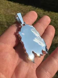 Nouveau pendentif hip-hop de style européen et américain surdimensionné VVS Moissanite diamant bijoux pendentif hip-hop - Product Image 5