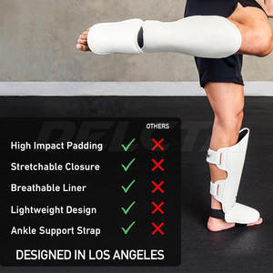 Espinilleras de Kickboxing Personalizadas de Último Estilo, Marca Privada, Protección para Pies y Piernas, Espinillera de Kickboxing - Product Image 4