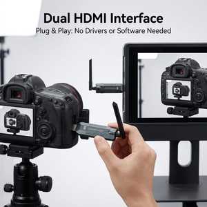 Transmisor y Receptor Inalámbrico HD de Doble Banda de 100 m, Extensor de Video HD 1080P <span class=keywords><strong>para</strong></span> Proyector, <span class=keywords><strong>Adaptador</strong></span> de Video <span class=keywords><strong>para</strong></span> <span class=keywords><strong>TV</strong></span>/Proyector - Product Image 5