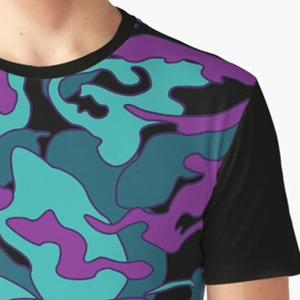 Digital Camo Gamer Jersey Diseño personalizado para equipos de eSports y streamers Neon Style Gamer Jersey - Product Image 5