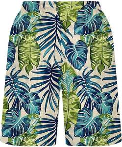 Short hawaïen de plage pour hommes, surf, course à pied, 100% polyester, séchage rapide, imperméable et décontracté - Product Image 2