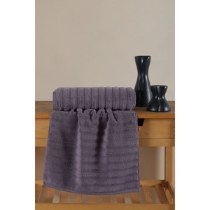 Toalla de Mano de Microalgodón de la Serie Varol Wave Premium, 50x90cm, con Diseño de Rayas Jacquard Bordadas y Tejidas, Suave para el Hogar y Niños - Product Image 4