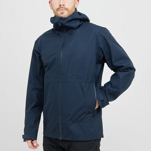 แจ็กเก็ตกันน้ำพร้อมฮู้ดสำหรับผู้ชายเสื้อแจ็กเก็ตกันฝนกลางแจ้งกันลมระบายอากาศผ้าสั่งทำฉลากส่วนตัว - Product Image 1