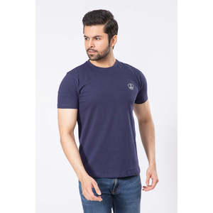 Men's Fred Crewneck T-Shirt 100% Cotton Heavy <b>Weight</b> 180 Gsm Plain Dyed Jersey for Fitness and Oversize <b>Blank</b> Design - Product Image 1