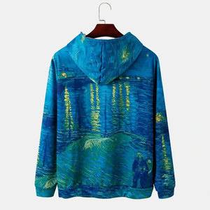 Hecho en el mejor material Sudaderas con capucha de sublimación Personalizadas su propio diseño Sudaderas con capucha de sublimación para hombres - Product Image 2