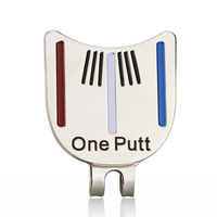 Marqueur de balle de golf Clip de chapeau de golf magnétique divers styles un putt crâne de tigre Follwer visage accessoires de golf livraison directe