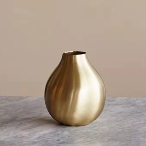 Diseño atractivo para florero de Metal marrón de latón para boda florero de Metal decorativo decoración de boda centro de mesa - Product Image 4