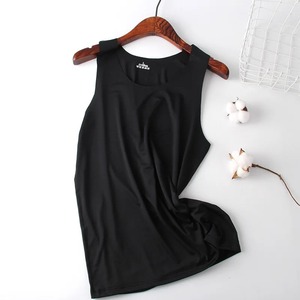 Cool Men's Cotton Tank Tops No Trace Vest Undershirt Fitness Body Shaper con diseño sin mangas para correr y Deportes - Product Image 5