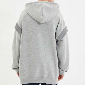 เสื้อฮู้ดดี้ผู้ชายแบบมีฮู้ดพิมพ์ลายขนาดใหญ่พิเศษ ออกแบบโลโก้ตามสั่งสำหรับฤดูใบไม้ร่วง เนื้อผ้าอุ่นสบาย - Product Image 6