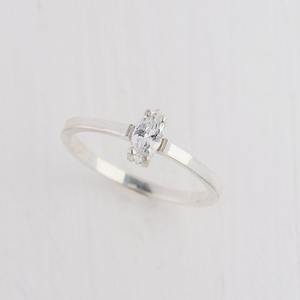 แหวนแต่งงานสไตล์โบฮีเมียนชุบทอง18K ทำด้วยมือพร้อมพลอยเพทาย-ของขวัญสำหรับผู้หญิง - Product Image 4