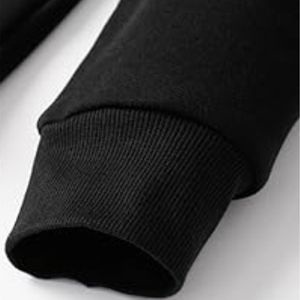 Nuevo Conjunto Deportivo de Forro Polar Transpirable Estampado Sólido para Hombre Otoño Invierno Sudadera con Capucha y Cordón + Pantalones Ropa Deportiva Informal - Product Image 3