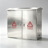Caja de Distribución Eléctrica de Bajo Voltaje, de Acero Inoxidable, Impermeable, de Doble Puerta, Personalizada, Venta al Por Mayor de Fábrica